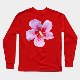 Pink Hibiscus Long Sleeve T-Shirt